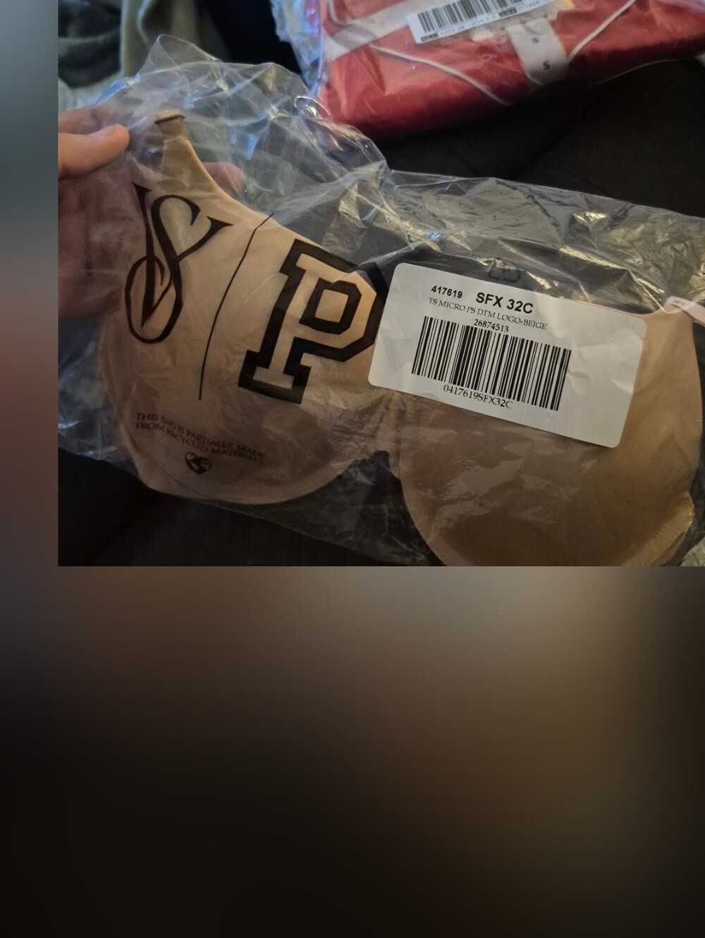 Victoria secret pink beige bra